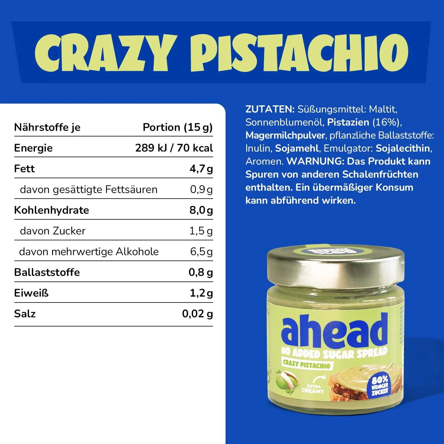 Crazy Nuss Creme Probierpaket 200g - Image 4