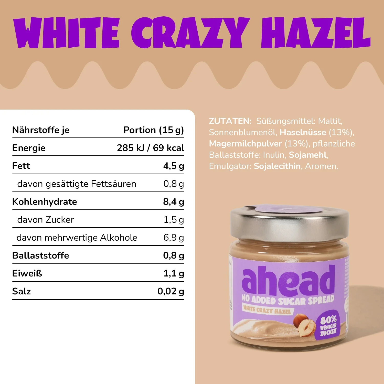 Crazy Nuss Creme Probierpaket 200g - Image 5